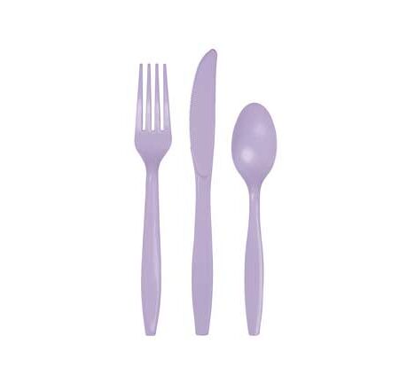 ASSORTMENT CUTLERY LUSCIOUS LAVENDER PREMIUM