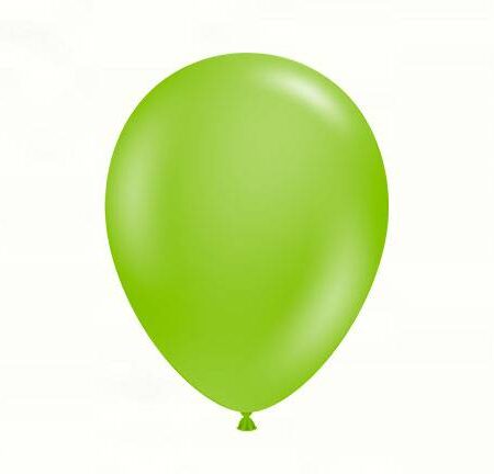 11" LIME GREEN - PKG/100 CT