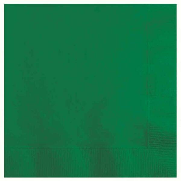 BEVERAGE NAPKINS 2P EMERALD GREEN