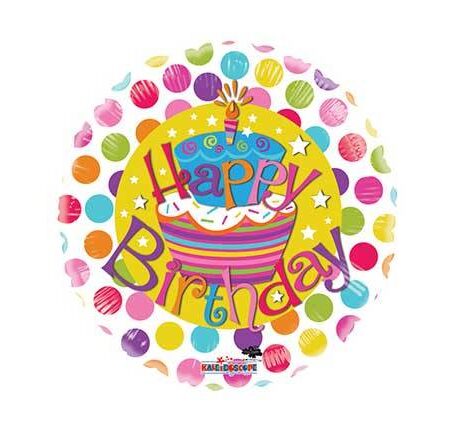 18" BIRTHDAY CAKE GELLIBEAN