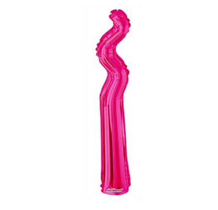 14" KURLY ZIG ZAG MAGENTA 5CT