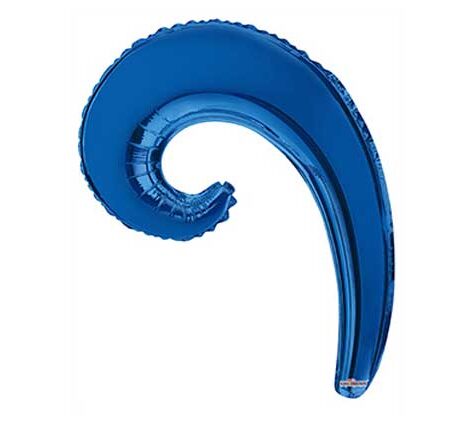 14" KURLY WAVE ROYAL BLUE 5CT