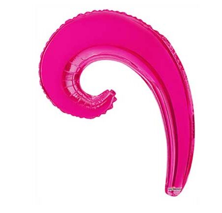 14" KURLY WAVE MAGENTA 5CT