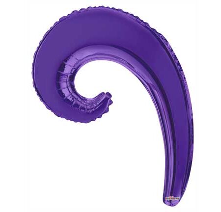 14" KURLY WAVE PURPLE 5CT