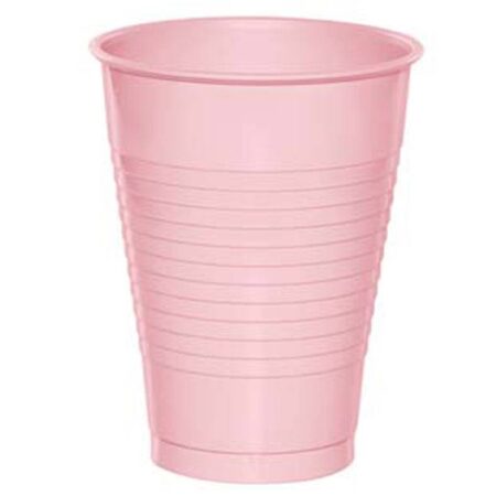 CUPS PLASTIC 12oz CLASSIC PINK