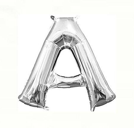 16" MIN SHP MET LETTER "A" SILVER