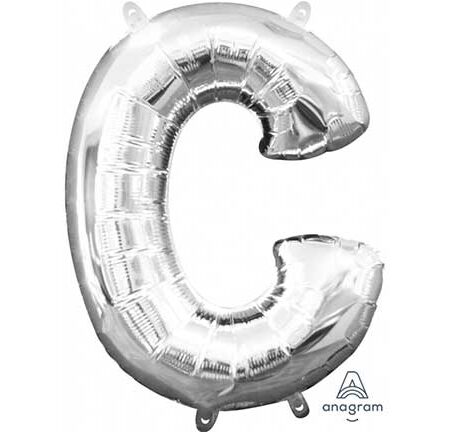 16" MIN SHP MET LETTER "C" SILVER