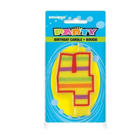 DECOR BIRTHDAY CANDLE #4