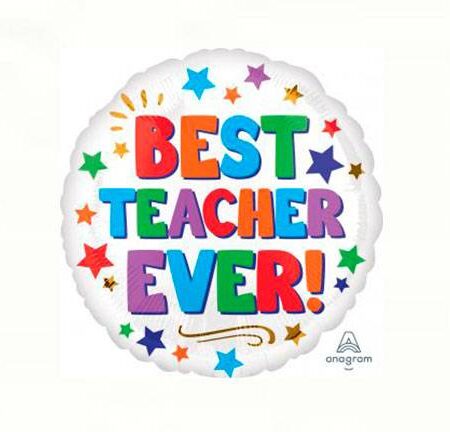 18" BEST TEACHER EVER