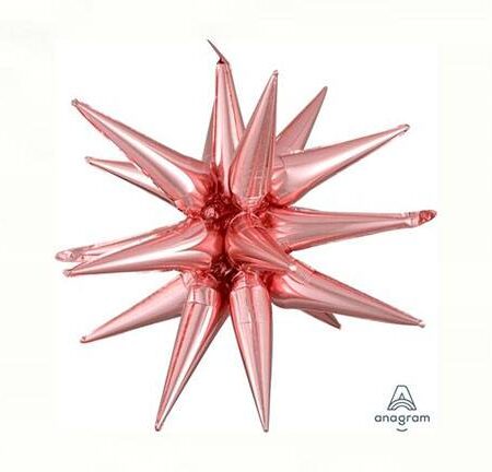 MLT BLN MET MAGIC STAR LARGE ROSE GOLD