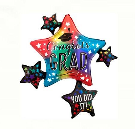 32" SHP MET COLORFUL GRAD CLUSTER SUPER