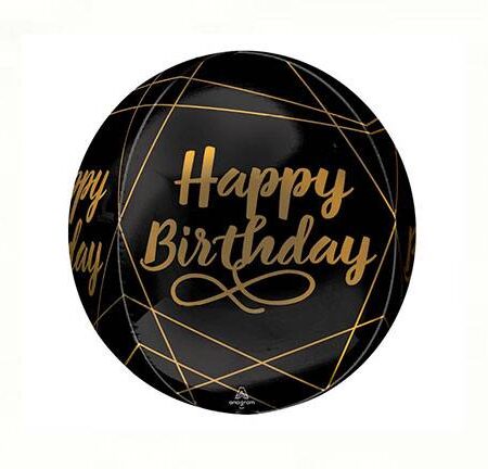 16" ORBZ BIRTHDAY ELEGANT LINES