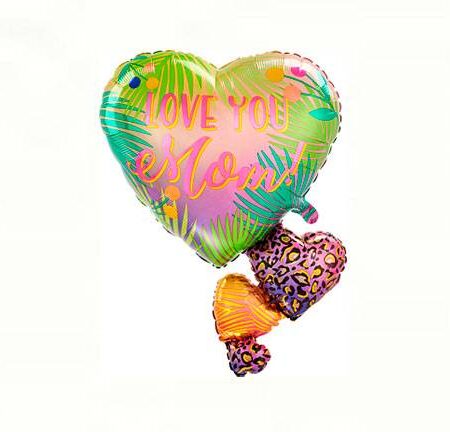 30" TROPICAL MON FLOATING HEARTS