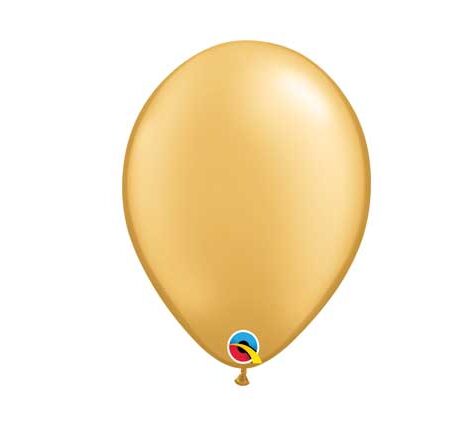 11" LATEX BALLOON METALLIC GOLD