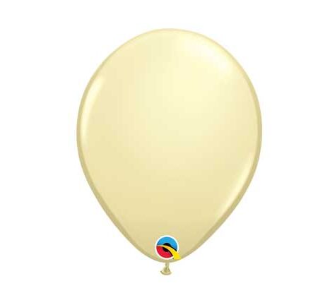 11" LATEX BALLOON FASHION IVORY SILK