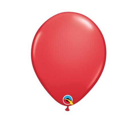 11" LATEX BALLOON STANDARD RED