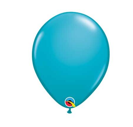 11" LATEX BALLOON FASHION TROPICAL TEAL
