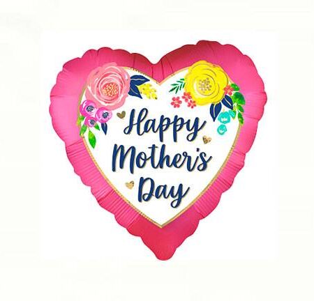 18" SATIN HMD WATERCOLOR FLORAL PINK