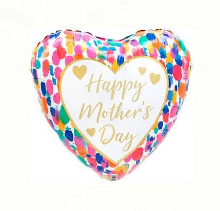 18" SATIN HMD COLORFUL WATERCOLOR