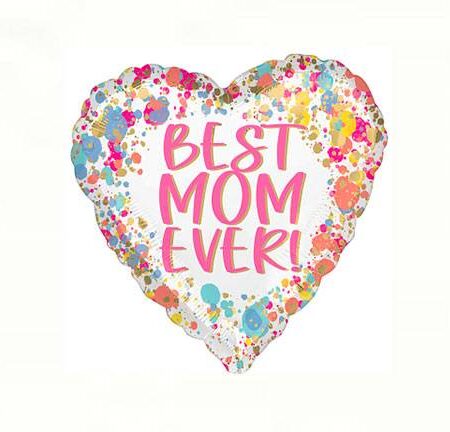 18" PAINTED BEST MOM EVER