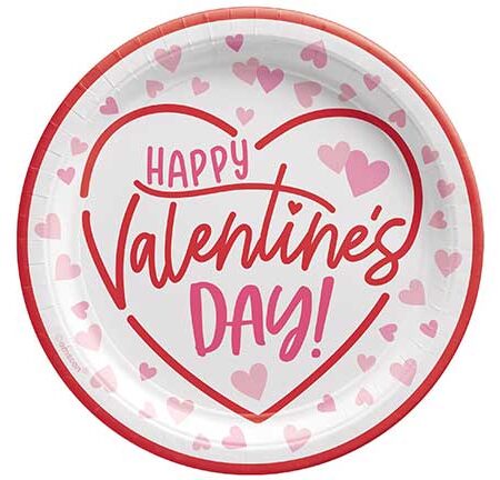 CROSS MY HEART 9" ROUND PLATES