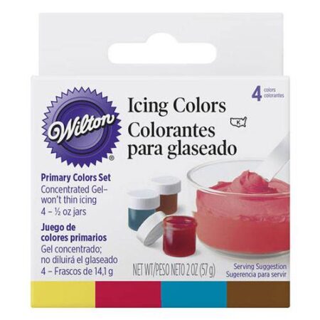 ICING COLORS PRIMARY 4SET