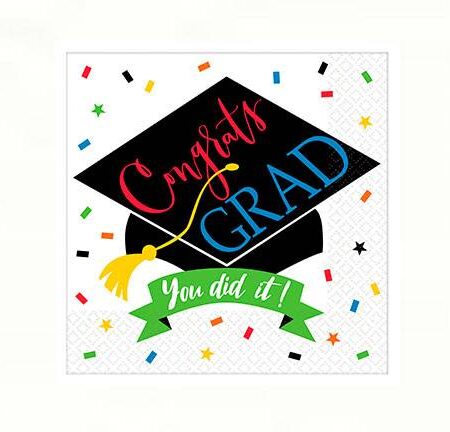 100% DONE BEVERAGE NAPKINS