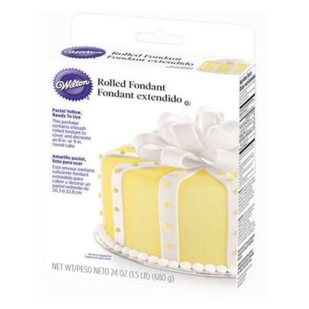 ROLLED FONDANT PASTEL YELLOW