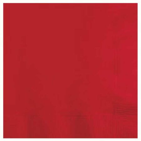 BEVERAGE NAPKINS 2P CLASSIC RED