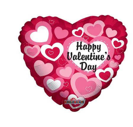 4" HVD RANDOM HEARTS