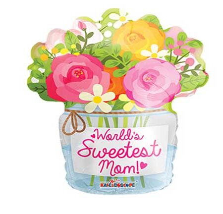 18" MOM MASON JAR SHAPE