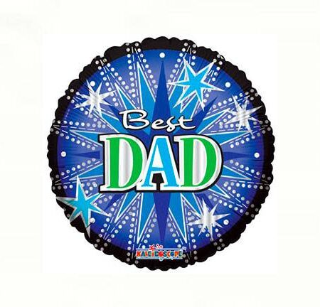 36" DR PR BEST DAD SPARKLES