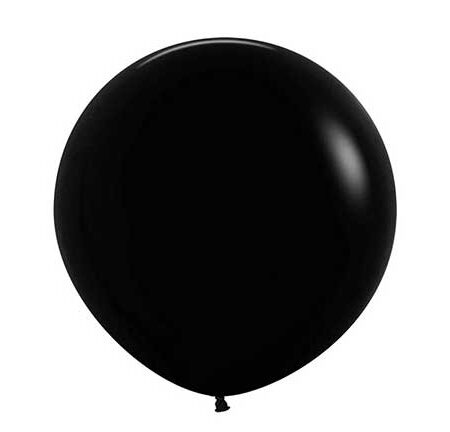 18" FASHION BLACK (6PCS) SEMPERTEX