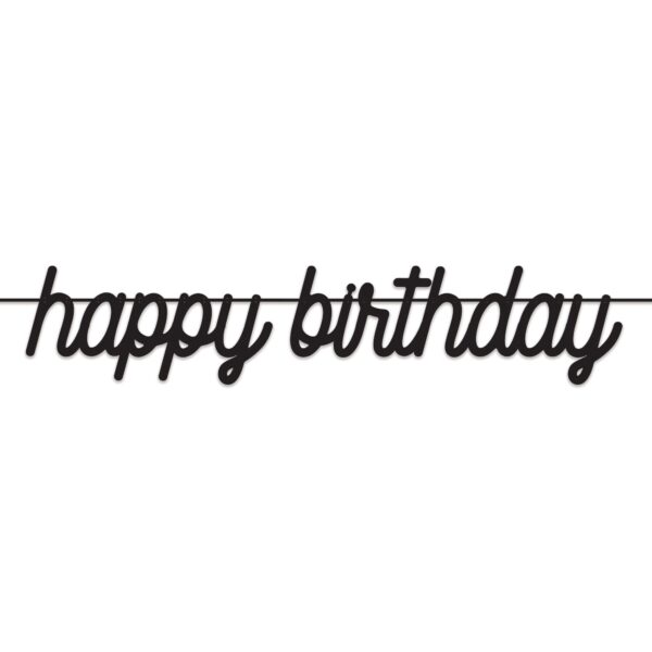 BIRTHDAY CHIC BIRTHDAY LETTER BANNER