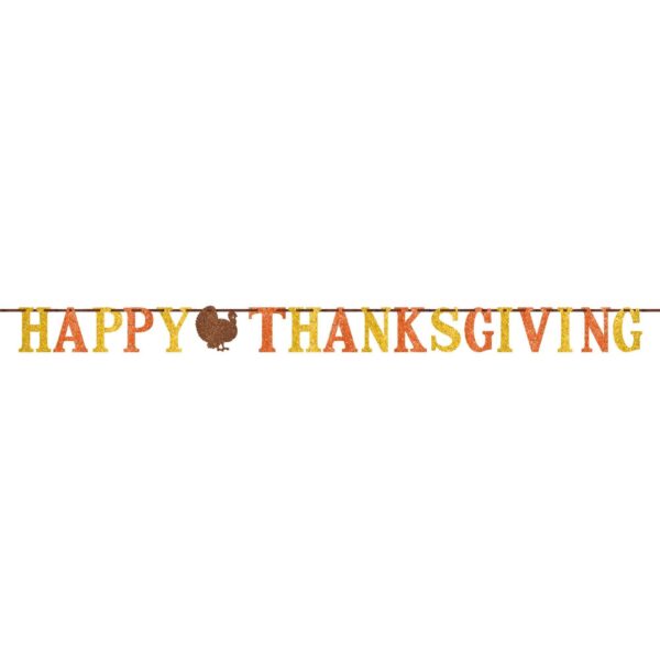 HAPPY THANKSGIVING LETTER BANNER