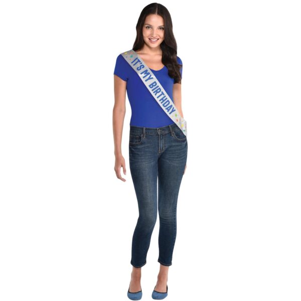 PRIMARY BIRTHDAY SATIN SASH