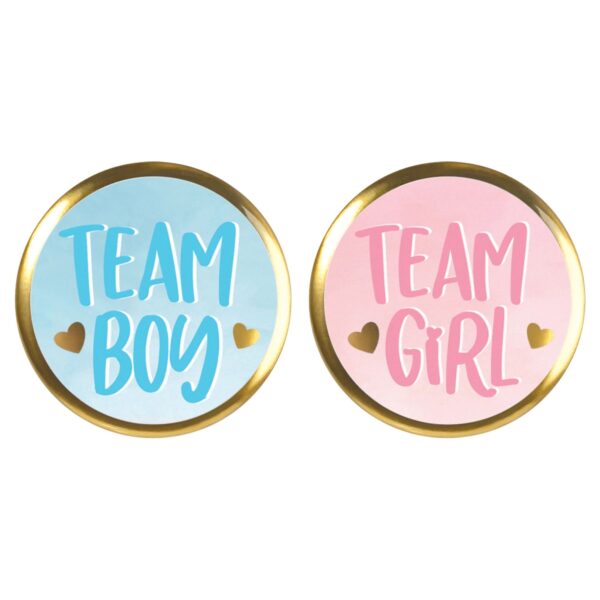 GENDER REVEAL MULTIPACK BUTTONS