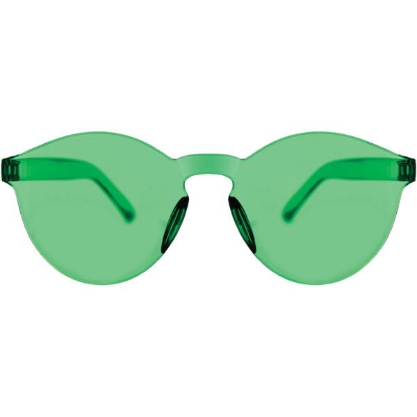 FRAMELESS COLORED GLASSES - GREEN
