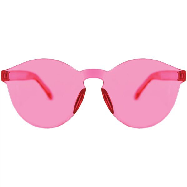 FRAMELESS COLORED GLASSES - PINK