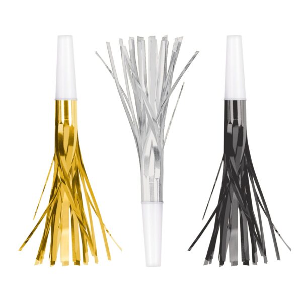 NEW YEAR'S SQUAWKERS - BLACK, SILVER, GOLD