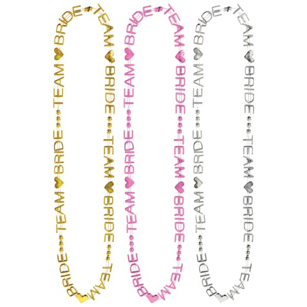 BACHELORETTE TEAM BRIDE WORD BEADS