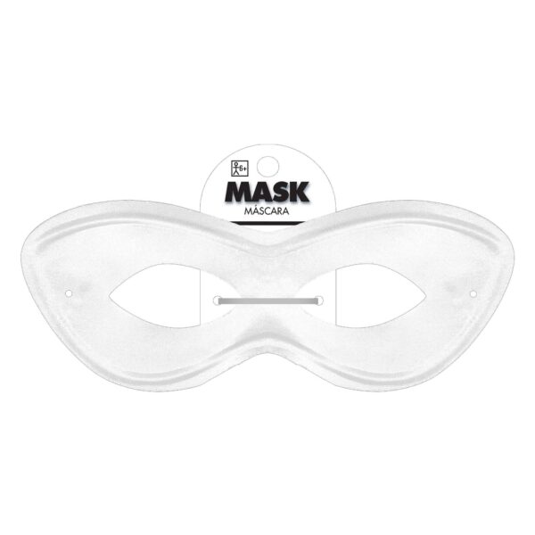 WHITE SUPER HERO MASK