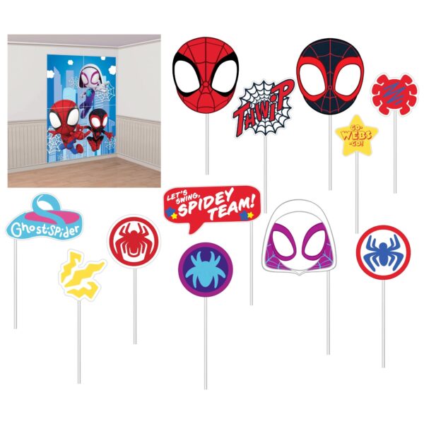 SPIDEY & HIS AMAZING FRIENDS SCENE SETTER W/ PROPS