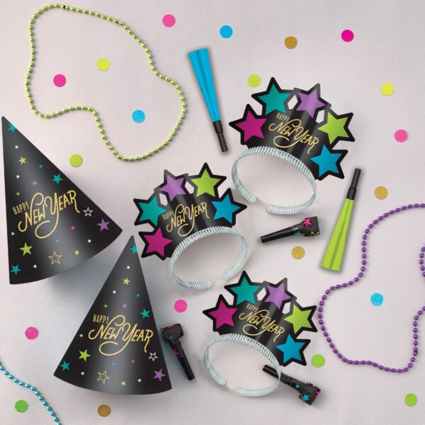 NEW YEAR 10 PERSON PARTY KIT - STARLIGHT