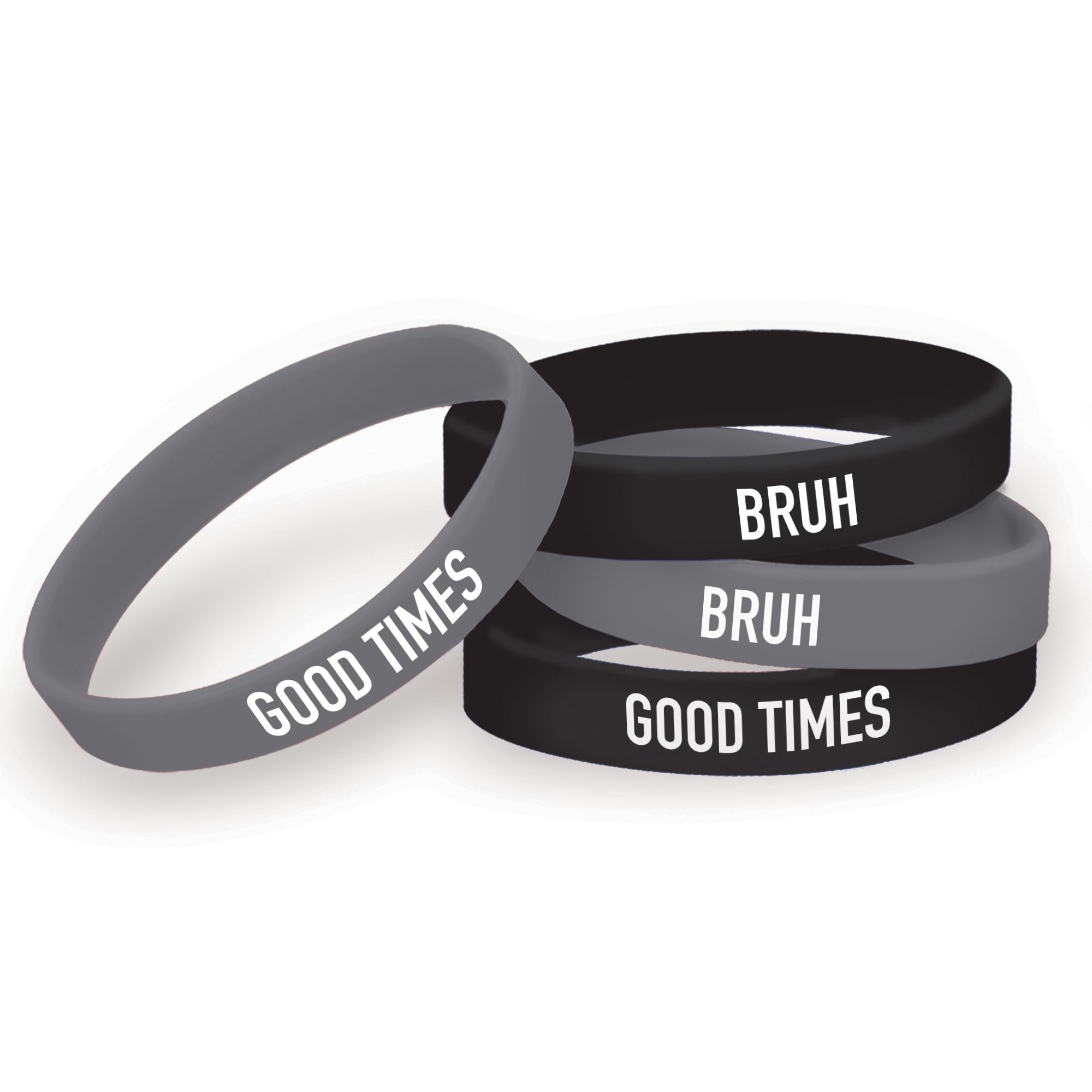 IT’S MY BIRTHDAY BRUH BIRTHDAY RUBBER BRACELETS
