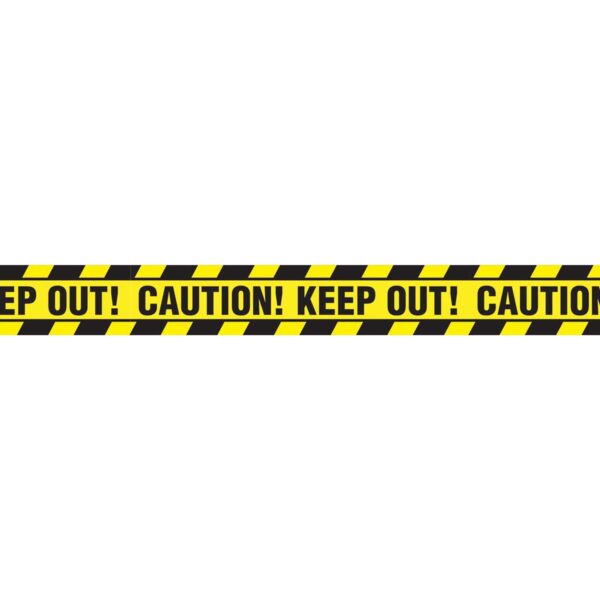 HALLOWEEN VALUE PLASTIC CAUTION