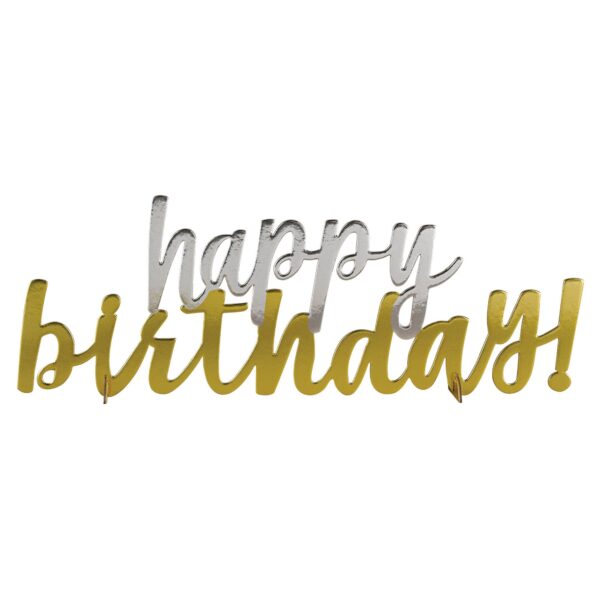 HAPPY BIRTHDAY CENTERPIECE