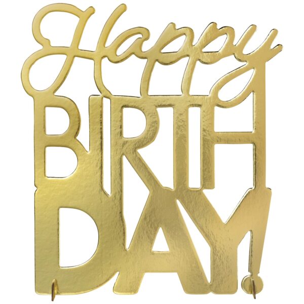 GOLDEN AGE BIRTHDAY FOIL CENTERPIECE