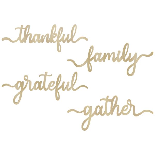 THANKSGIVING DECORATIVE WOOD SA