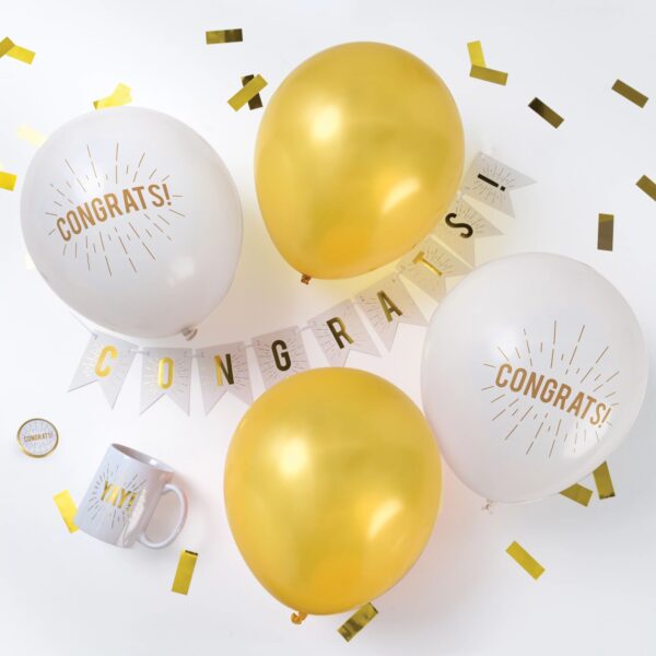 CONGRATULATIONS PARTY IN A MUG
